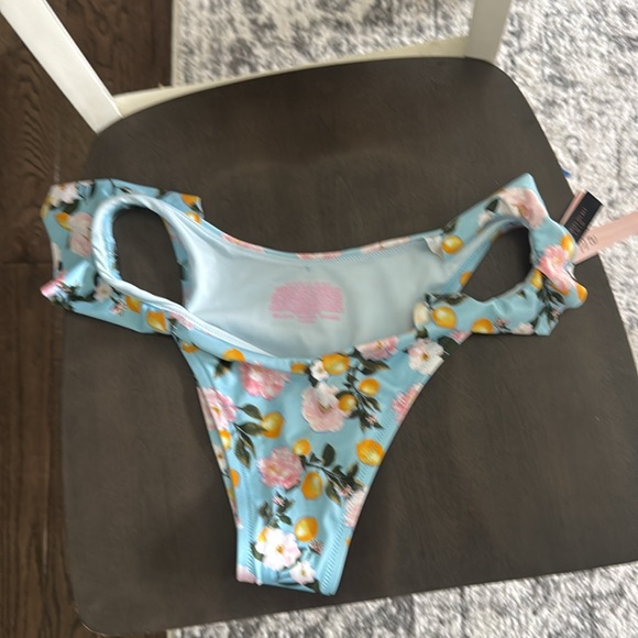 Victoria's Secret Floral Headband - Blue and Pink - Picture 2 of 10